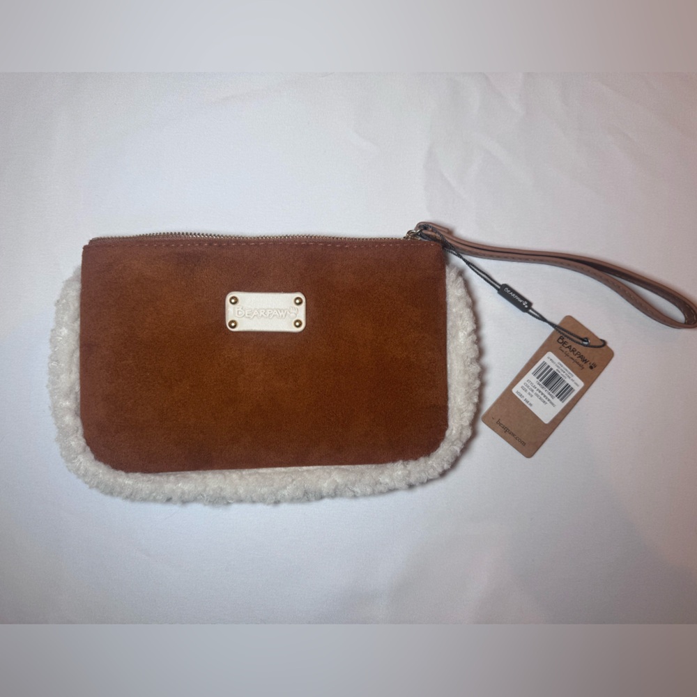 Bearpaw Suede Wristlet